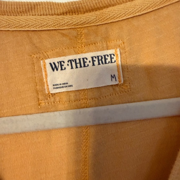 We The Free Mustard Muscle Tee - Picture 2 of 5